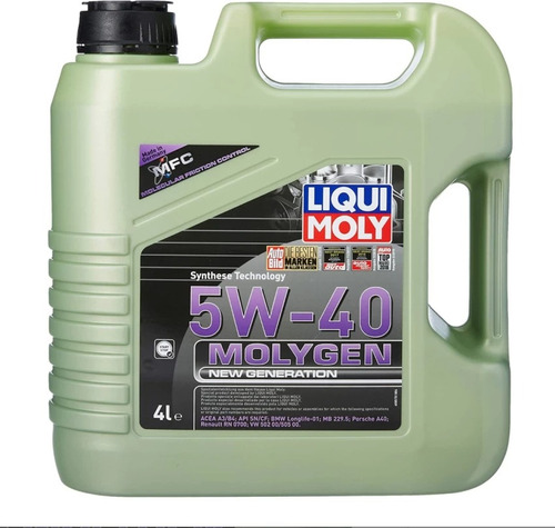 Aceite Liqui Moly Molingen 5w40 4l