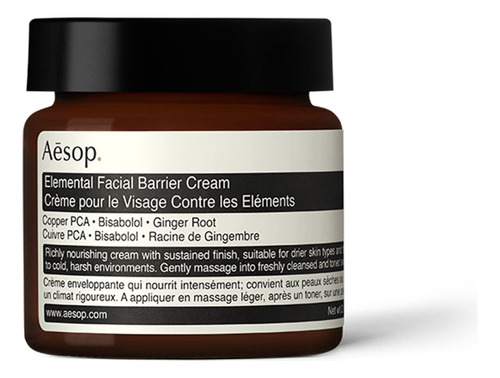 Aesop Crema De Barrera Facial Elemental Ten 62 Ml/2.1 Dyhco