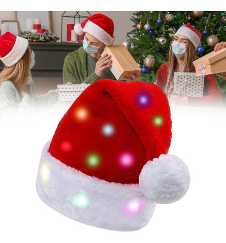 2 Gorro De Navidad, Gorro De Navidad, 45 Cm Para Adultos