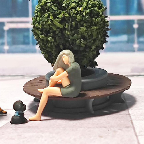 . Figura De Menina Em Escala 4 1/64, Filha De Modelo De