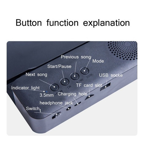 Imagen 5 de 8 de Amplificador De Pantalla Celular Con Bluetooth Y Parlantes