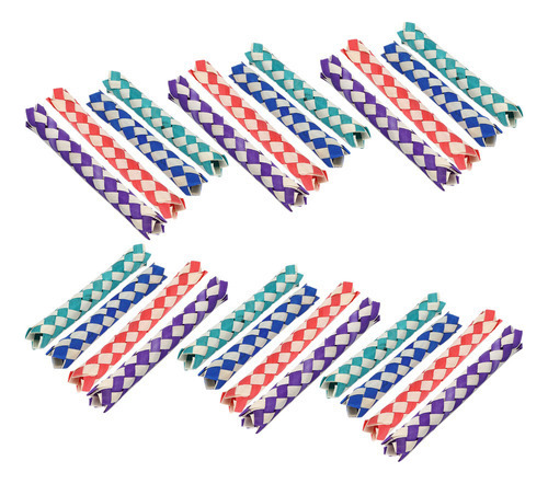 Armadilhas De Bambu Chinesas 24pcs Dedo Pássaros Papagaios M