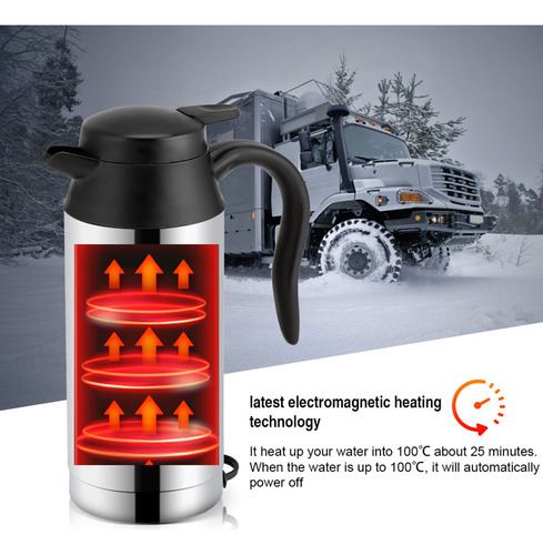 Copo De Aquecimento De Caminhão De 750 Ml, Chaleira Elétrica