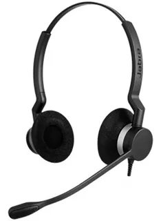 Audífonos Con Micrófono Jabra Biz 2300 Alámbrico Qd Negro