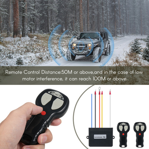 Control Remoto Inalámbrico Winch Para Suv Universal Winch