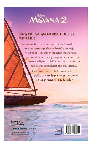 Libro Moana 2 La Novela De Disney Editorial Grupo Planeta