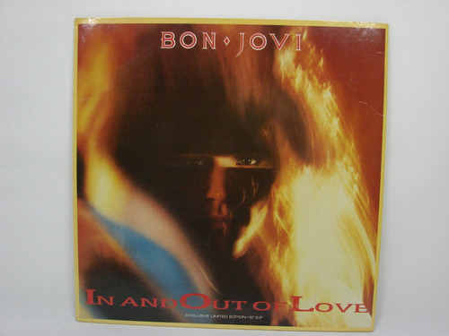Vinilo E.p. Bon Jovi In And Out Of Love 1985 Limited Edition