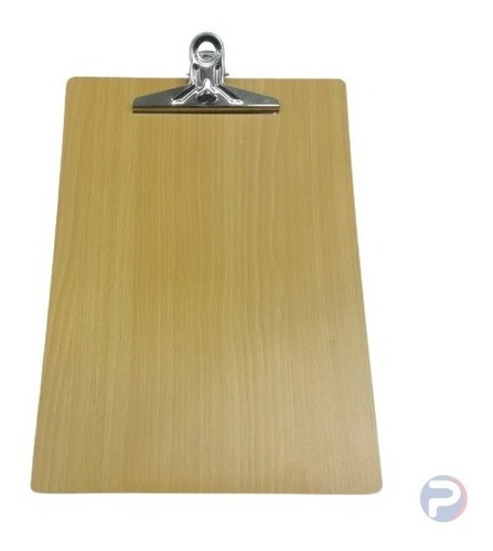 Tabla Con Pinza En Madera X 4 Unidades - Papelcur