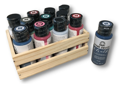 Kit 11 Pinturas A La Tiza Home Decor Chalk Folk Art 59ml