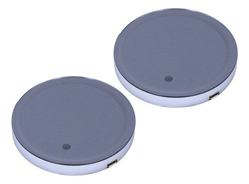Tapete Para Vasos Con Luz Ambiental Led Para Coche, 2 Unidad