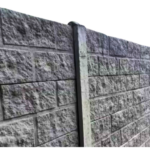 Muro Perimetral Cerco Tipo Bloque Rústico