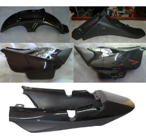 Kit Plasticos Mondial Rd 150 Negro 5 Piezas - 2r
