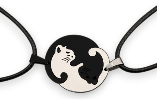 Pack 2 Collares Con Colgante De Gatos, Gatitos Pareja