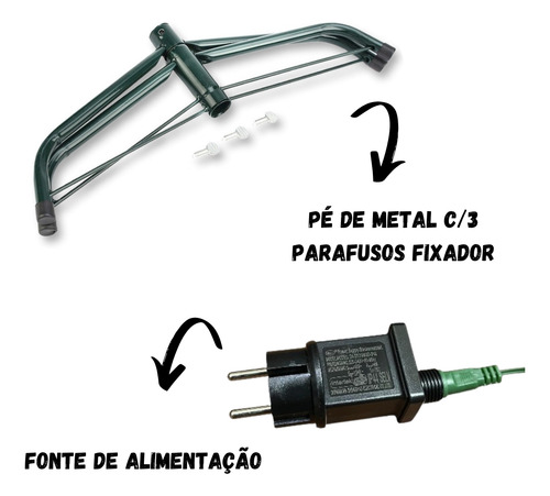 Árvore De Natal Canadense Pinha E Led 1,20m C/300 Galhos