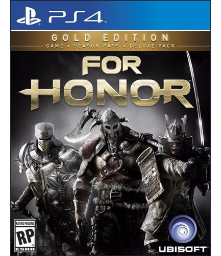 For Honor Playstation 4 Ps4 Gold Edition