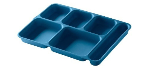 Charola Con Tapa Marca Cambro (6 Divisiones - Copolimero)