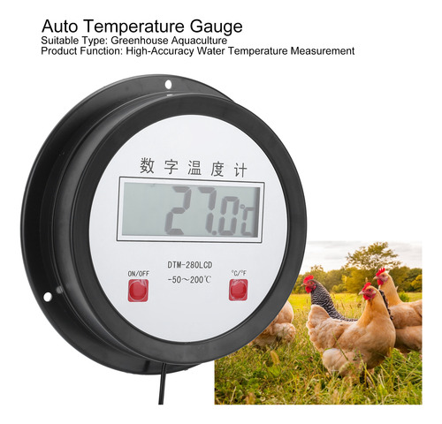Termómetro Digital Para Medidor De Temperatura De Pecera