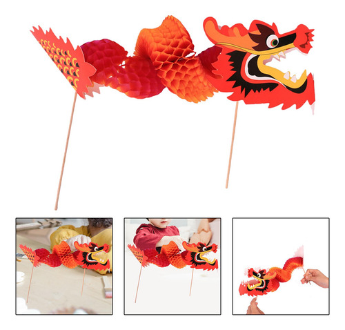 Conjunto Faça Você Mesmo Dragão De Papel De Ano Novo