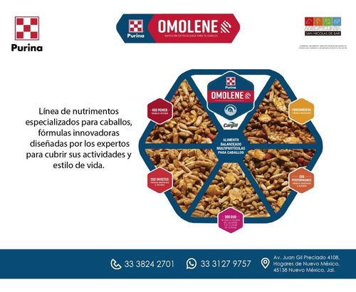Omolene 400 Power Alimento Para Equinos 25kg
