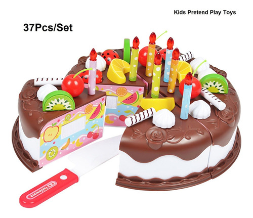 37pcs / Set Cortar Comida / Pastel / Fruta Juego De