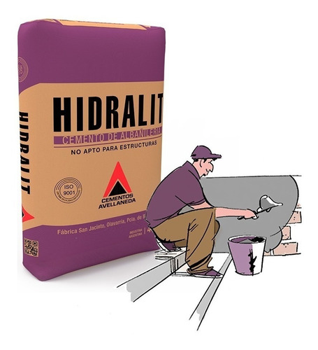 Hidralit - Cemento De Albañilería  X 40 Kg
