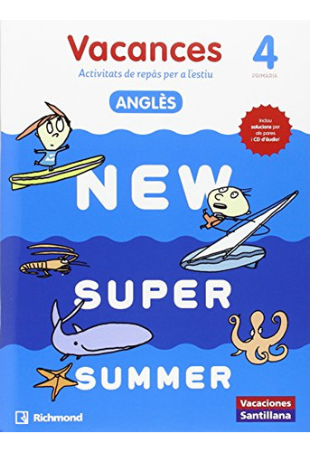 New Super Summer Sb 4 + Audio 4 Catalan - 9788466823067