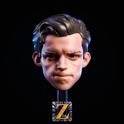 Hot Toys Cabeza Masculina Spiderman Peter Parker Cartoon 1/6