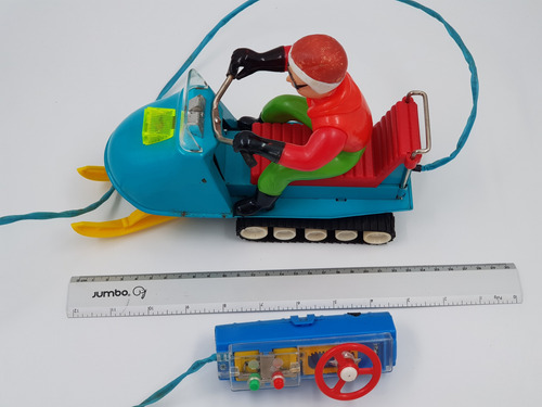Moto Nieve Snow Mobile Rc Bandai 1960 Si Funciona Abierto (Usado)