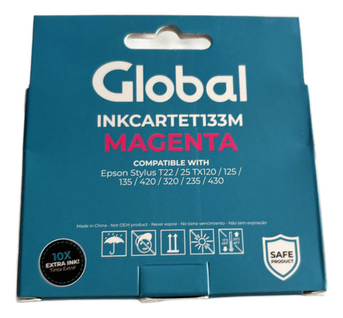 Cartuchos 133 Global Para Tx420w-320f-235w-430 Magenta