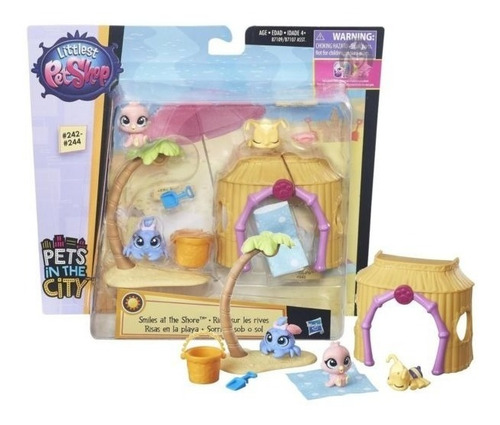 Imagen 3 de 6 de Littlest Pet Shop Risa En La Playa / Picnic En Parque Hasbro