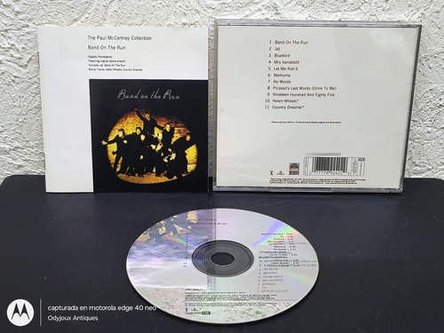 Cd The Paul Mccartney Collection - Band On The Run Emi 1993 Estándar (Usado)