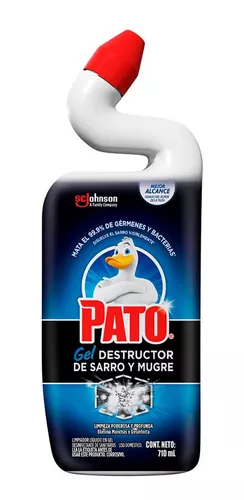 4 Pack Pato Discos Activos Para Inodoro Gel Limpiado 6pz C/u