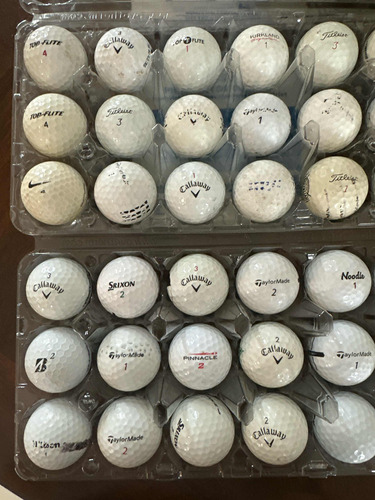 Pelotas Golf Usadas Paquete De 18 Piezas Surtidas