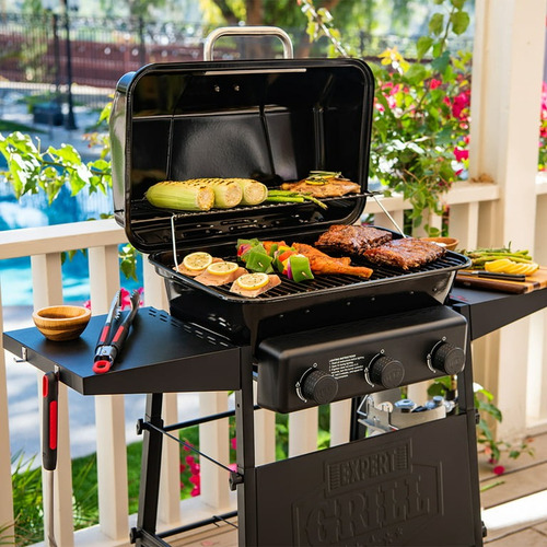 Asador De Gas Expert Grill 3 Burner Color Negro