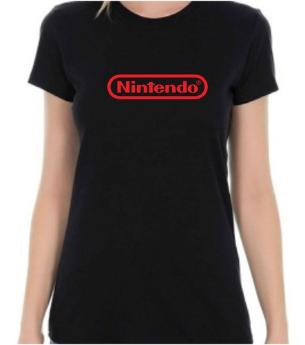 Playera Logo Nintendo 