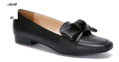 Zapato Dama Tacon 2.5cm Piel Negro 319-4102 Andrea