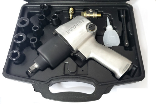 Llave Pistola Impacto Neumatica 1/2 + Tubos Rotake 680 Nm