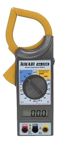 Alicate Amperimetro Digital Ha-3200 Profissional Hikari Hold