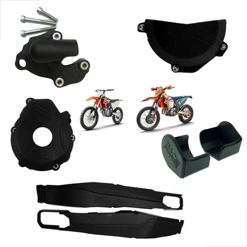 Kit Completo De Proteção Ktm Exc-f 250 E 350 2017 Até 2023