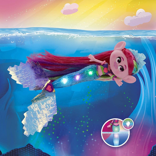 Poppy Trolls Sirena Tecno Dreamwor Trollstopia Hasbro