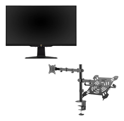 Combo Monitor 22  75hz Soporte Doble