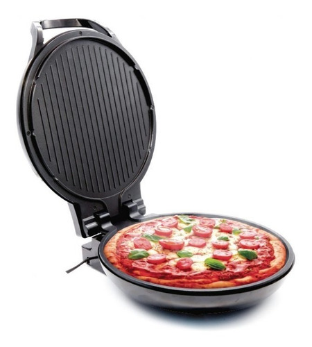 Imagen 1 de 5 de Pizza Maker Home Elements 1300w Antiadherente Crepera Planch