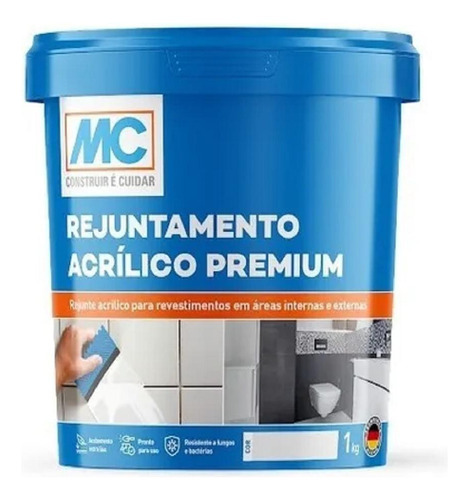 Lechada acrílica Premium Mc gris claro