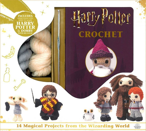 Libro Y Kit De Crochet De Harry Potter Con Gancho De Varita