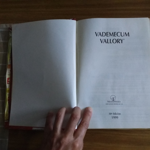 Vademecum Vallory. 30° Edición. 1999.