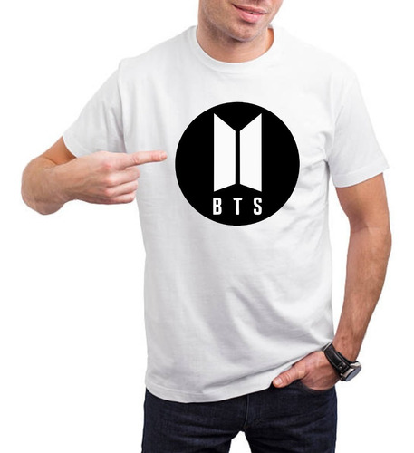 Camiseta Bts Kpop Blanca Calidad 170 Gramos Personalizadas