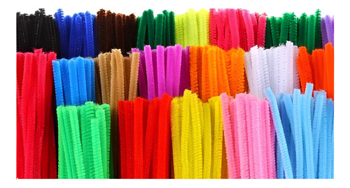 Limpiapipas X 1000u. (20colores)  6mm X 30cm