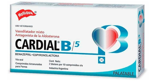 Cardial B5 Mg 20 Comprimidos Holliday