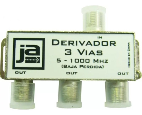 Splitter Tv Hd 5-1000mhz - 3 Salidas Derivador Baja Perdida