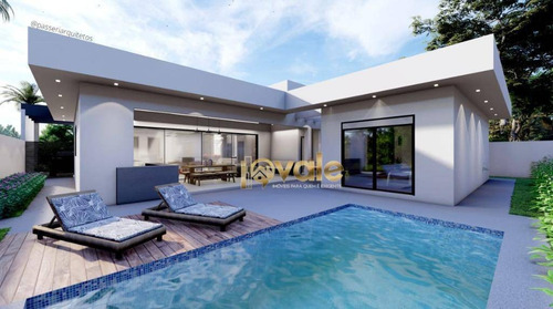 Imagem 1 de 5 de Casa Térrea Com 4 Suítes À Venda, - Condomínio Fechado Urbanova- São José Dos Campos/sp - Ca2089